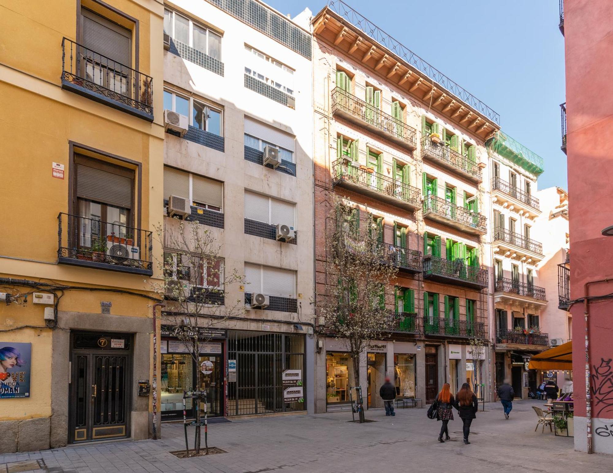 Modern Studio-1Bathroom-Chueca Madrid Bagian luar foto